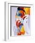 Abstract Graphic, Bright In Graffiti-fet-Framed Art Print