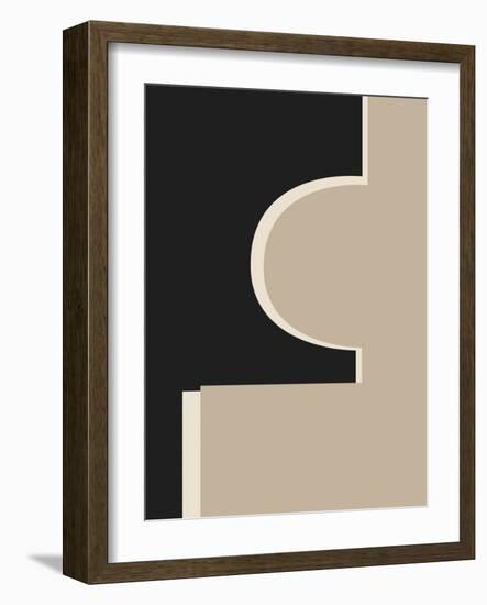 Abstract Graphic Shapes-Elena Ristova-Framed Giclee Print