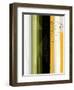 Abstract Green and Yellow-NaxArt-Framed Art Print