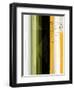 Abstract Green and Yellow-NaxArt-Framed Art Print