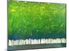 Abstract Green Trees-Patty Baker-Mounted Art Print