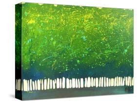 Abstract Green Trees-Patty Baker-Stretched Canvas