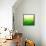 Abstract Green Triangle Background-epic44-Framed Stretched Canvas displayed on a wall