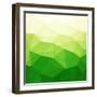 Abstract Green Triangle Background-epic44-Framed Art Print