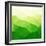 Abstract Green Triangle Background-epic44-Framed Art Print