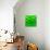 Abstract Green Triangle Background-epic44-Stretched Canvas displayed on a wall