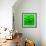 Abstract Green Triangle Background-epic44-Framed Art Print displayed on a wall