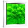 Abstract Green Triangle Background-epic44-Framed Art Print