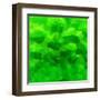 Abstract Green Triangle Background-epic44-Framed Art Print