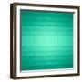 Abstract Green Triangle Background-epic44-Framed Art Print