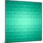 Abstract Green Triangle Background-epic44-Mounted Art Print