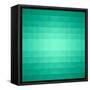 Abstract Green Triangle Background-epic44-Framed Stretched Canvas