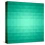 Abstract Green Triangle Background-epic44-Stretched Canvas
