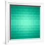 Abstract Green Triangle Background-epic44-Framed Art Print