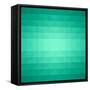 Abstract Green Triangle Background-epic44-Framed Stretched Canvas