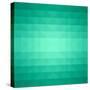 Abstract Green Triangle Background-epic44-Stretched Canvas