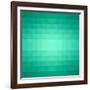 Abstract Green Triangle Background-epic44-Framed Art Print