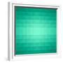 Abstract Green Triangle Background-epic44-Framed Premium Giclee Print