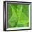 Abstract Green Triangle Background-epic44-Framed Art Print