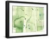 Abstract Green Watercolor-Summer Tali Hilty-Framed Giclee Print