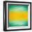 Abstract Green Yellow Triangle Background-epic44-Framed Art Print