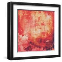 Abstract Grunge Background of Old Texture-iulias-Framed Art Print