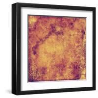 Abstract Grunge Background of Old Texture-iulias-Framed Art Print