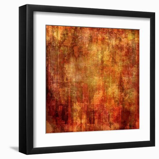 Abstract Grunge Background-iulias-Framed Art Print