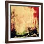 Abstract Grunge Background-iulias-Framed Art Print