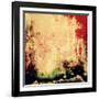 Abstract Grunge Background-iulias-Framed Art Print