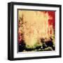 Abstract Grunge Background-iulias-Framed Art Print