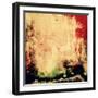 Abstract Grunge Background-iulias-Framed Art Print