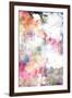 Abstract Grunge Texture With Watercolor Paint Splatter-run4it-Framed Art Print