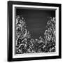 Abstract Hand Drawn Black Background-Artness-Framed Art Print