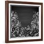 Abstract Hand Drawn Black Background-Artness-Framed Art Print