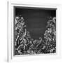 Abstract Hand Drawn Black Background-Artness-Framed Art Print