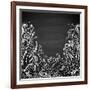 Abstract Hand Drawn Black Background-Artness-Framed Art Print