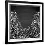 Abstract Hand Drawn Black Background-Artness-Framed Art Print