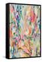 Abstract Hand Painted Art Background on Canvas-Raka Athar Fadillah-Framed Stretched Canvas