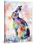 Abstract Hare-Sarah Stribbling-Stretched Canvas