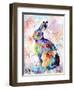 Abstract Hare-Sarah Stribbling-Framed Art Print