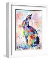 Abstract Hare-Sarah Stribbling-Framed Art Print