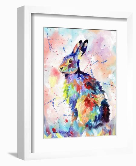 Abstract Hare-Sarah Stribbling-Framed Art Print