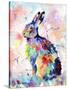 Abstract Hare-Sarah Stribbling-Stretched Canvas