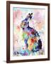 Abstract Hare-Sarah Stribbling-Framed Art Print