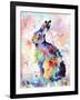 Abstract Hare-Sarah Stribbling-Framed Art Print