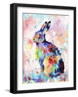 Abstract Hare-Sarah Stribbling-Framed Art Print