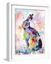 Abstract Hare-Sarah Stribbling-Framed Art Print