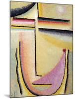 Abstract Head; Abstrakter Kopf, 1928-Alexej Von Jawlensky-Mounted Giclee Print