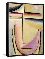 Abstract Head; Abstrakter Kopf, 1928-Alexej Von Jawlensky-Framed Stretched Canvas
